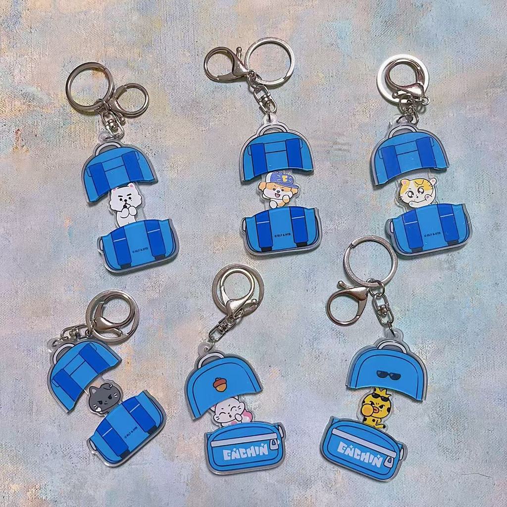 Móc khóa móc khóa Acrylic thần tượng kpop Enhypen ENCHIN (Có thể co giãn)