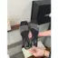 TT Dây Đeo Trong Suốt Mũi Vuông Flip-Flops Nữ Mùa Hè Da Báo In Dép Dép Dép