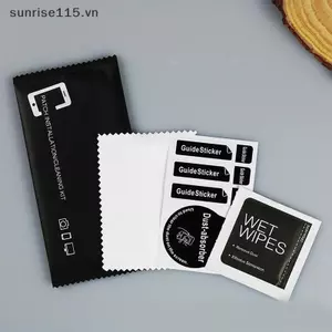 SRVN 10x Khăn ướt Khăn lau bụi Bộ vải làm sạch cho ống kính máy ảnh điện thoại Màn hình LCD.