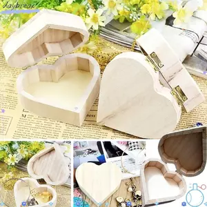 Hộp Bảo Quản Gỗ DAYBREAK, Hộp Đựng Gỗ Cơ Bản Hình Trái Tim, Hộp Gỗ Cao Cấp