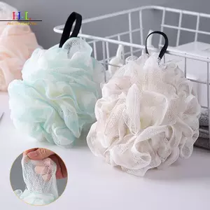 HL Mềm Tắm Lưới Tạo Bọt Xốp Tẩy Tế Bào Chết Tẩy Tế Bào Chết Tắm Bong Bóng Cơ Thể Làm Sạch Da Dụng Cụ Phòng Tắm Phụ Kiện LMWU