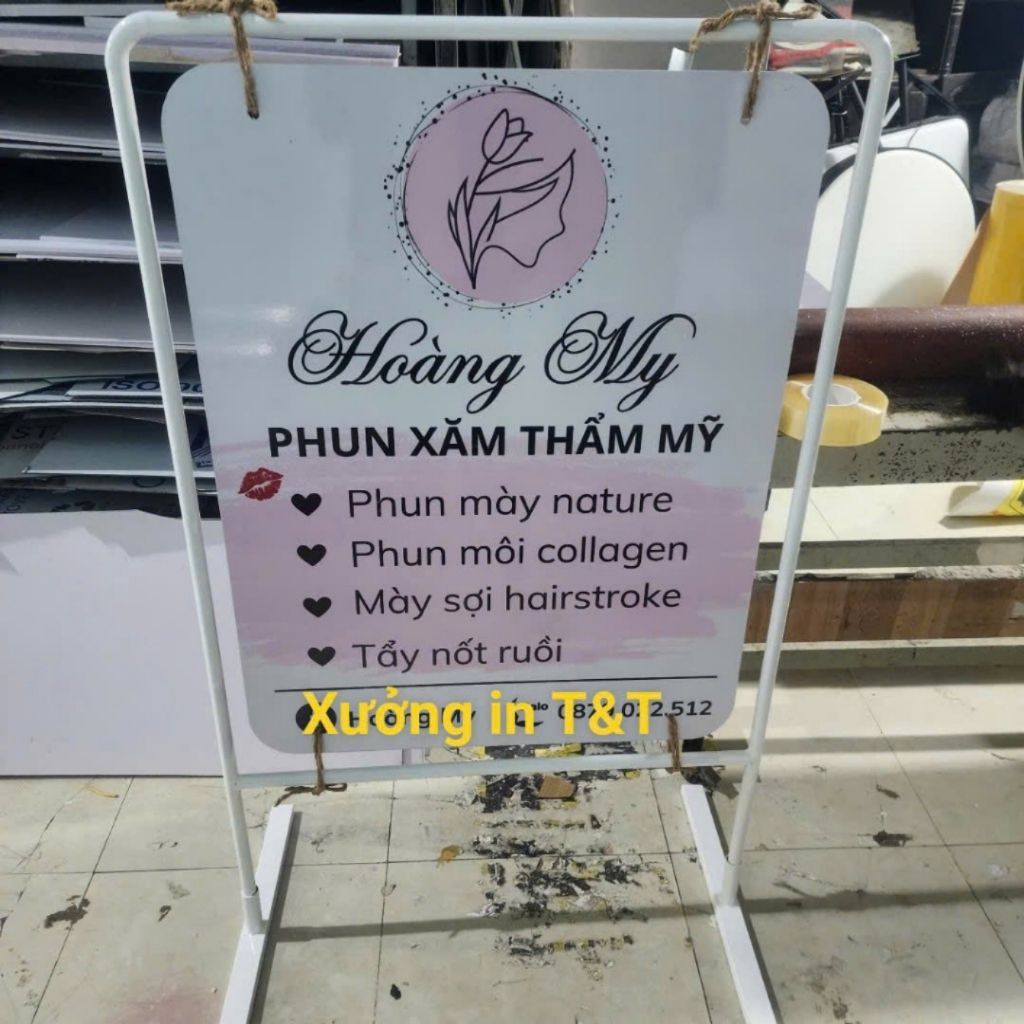 BIỂN HIỆU QUẢNG CÁO, KHUNG THÉP CHẮC CHẮN