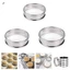 Nhẫn Mousse bằng thép không gỉ Khuôn làm bánh Máy cắt bánh quy để nướng và nấu ăn