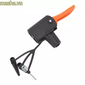 Vòi phun khí xe đạp, Vòi phun bơm xe đạp đa năng di động, bền bỉ với 3 bộ điều hợp vòi phun không khí Lắp đặt dễ dàng Máy bơm lốp xe đạp nhẹ Đầu lạm phát lốp xe đạp