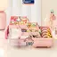 MAKY Nhiều Lớp Kẹp Tóc Tổ Chức Cô Gái Dễ Thương Hộp Đựng Trang Sức Đầu Dây Hiển Thị Ra Trẻ Em Phụ Kiện Tóc Hộp Bảo Quản VN