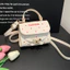 SQ11 Niche Polka Dot Túi vuông nhỏ dành cho nữ 2026 Túi đeo vai phong cách mới Túi đeo chéo sang trọng cao cấp