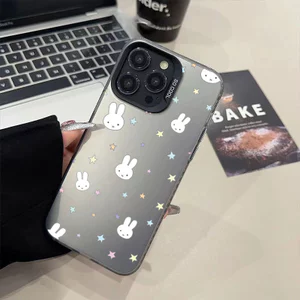 Ốp lưng iPhone họa tiết Miffy Bunny IMD phù hợp cho iPhone 17 16 15 14 13 12 11 Pro Max Plus X Xr Xs Max 7 8 Plus
