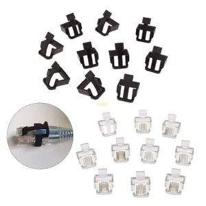 Btsg 10 Chiếc Độ Bền RJ45 Cổng Kết Nối Khóa Cho Bộ Phận Sửa Chữa Cáp Ethernet