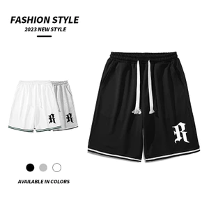Quần short cặp đôi thường ngày và thể thao đường phố cao cấp phong cách Mỹ mới