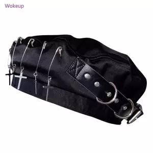 Mũ chụp ảnh Woke Mũ nồi phong cách Gothic Màu đen Nghệ sĩ Beret Bé gái Giữ ấm