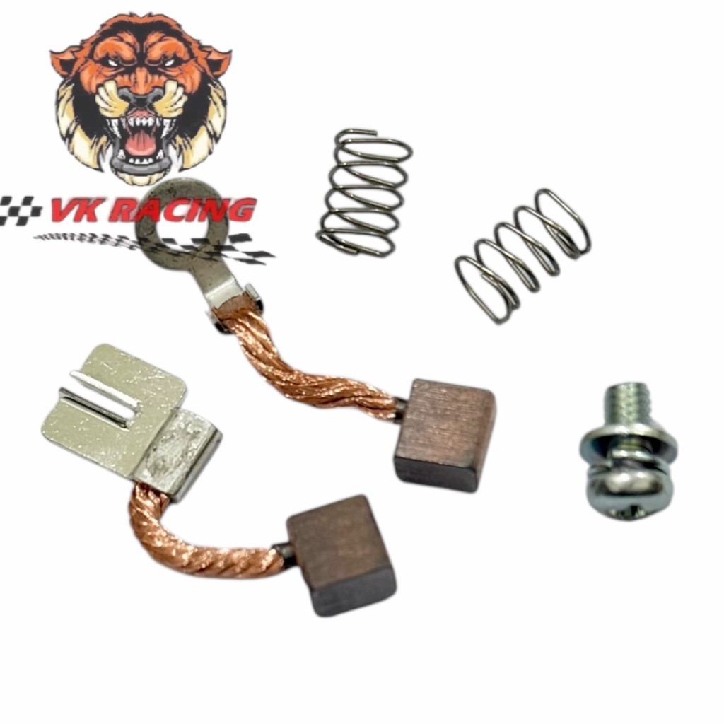 Chổi than đề loại tốt Ya sirius cơ - si fi - jupiter cơ - ju fi - exciter135 - ex150 - nouvo 4-5-6