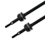 2 Chiếc Thép Phía Sau Trục Truyền Động CVD Trục Lái Nâng Cấp Bộ Cho Tamiya Fighter NXGEN DT04 58741 Tỉ Lệ 1 / 10 RC Xe Phụ Kiện