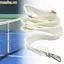Bộ tách lưới tennis, Dây đai có thể điều chỉnh chiều rộng 5cm Dây đeo trung gian tennis, Chiều dài trắng bền 2,2M Phụ kiện quần vợt Dải phân định ranh giới