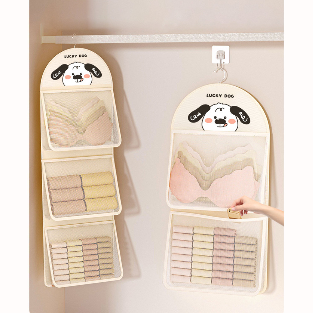 Túi Lưới Đựng Đồ Lót Tất Vớ Treo Tủ Quần Áo HOMIE, Giỏ Lưới Treo Đồ Cá Nhân Đa Năng Gọn Gàng