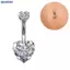 Bluelover Bụng Nút Nhẫn Thép Không Gỉ Thiết Kế Trái Tim Gợi Cảm Rốn Xuyên Cơ Thể Trang Sức Quà Tặng Cho Bạn Gái Lễ Hội Sử Dụng Mới