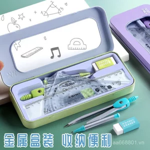 La Bàn Thước Bộ Kỹ Thuật Vẽ Đặc Biệt Máy Vẽ Kỹ Thuật Thiết Kế Kiến Trúc Tranh Hình Bán Nguyệt Tam Giác Thước 7CXN