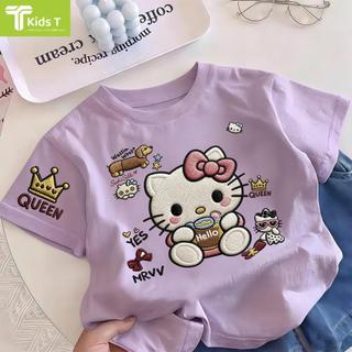 COD✅ (Hồ Chí Minh)Kids T Mall Áo phông tay ngắn In hình hoạt hình Áo Kiểu rộng và ấn tượng Trẻ em thời trang #VN148