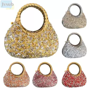 Túi kim cương mini JVSUB, Túi acrylic chất liệu acrylic trang trí bằng kim cương giả, Thiết kế nhỏ một vai Túi xách nhỏ lấp lánh cỡ nhỏ Túi xách trẻ em