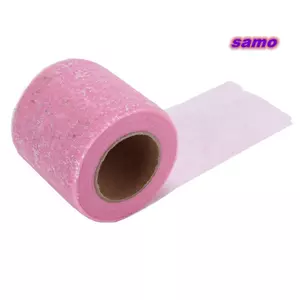 SAMO 1 Cuộn Vải tuyn, Kim Sa Lấp Lánh Tôn Mài Mòn Vải Tuyn Lấp Lánh, Ruy Băng Lưới Nhẹ Sống Động Trang Trí Đám Cưới