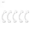 PNPIA- Acrylic Trong Suốt Lưỡi Barbell Rốn Nhẫn Lông Mày Mũi Body Piercing Trang Sức