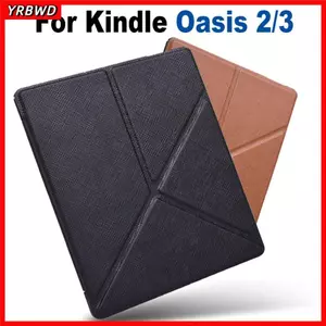 Giá đỡ Folio YRBWD, Vỏ thông minh Funda thế hệ thứ 9 / 10, Vỏ đọc sách điện tử gấp chuyên nghiệp bằng da PU đầy màu sắc 7 inch cho máy tính để bàn Kindle Oasis 2 / 3