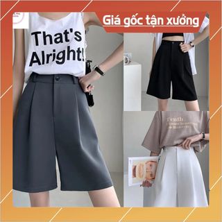 Quần Lửng Ống Rộng Nữ Mặc Nhà Chất Tuyết Mưa Xinh Xắn, Quần Short Nữ Mặc Nhà m228