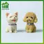 SWEET Xe Trang Trí Hoạt Hình Dễ Thương Chó Nhân Vật Hành Động Cho Bé Gái Quà Tặng Tự Động Bảng Điều Khiển Chó Búp Bê Trang Trí Ô Tô n