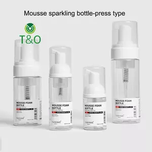 Chai bơm bọt Du lịch tạo bọt Xà phòng rửa tay Sữa rửa mặt Dầu gội Mousse Hộp đựng bơm có thể nạp lại [mới]