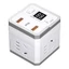 Khối lập phương thông minh Ổ cắm đa chức năng Thời gian Đèn ngủ USB Bộ chuyển đổi sạc nhanh Cắm Ổ cắm xốp Văn phòng tại nhà