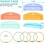 NKSFX 10 Hộp Đựng Thẻ, Vỏ Bảo Quản Thẻ Có Thể Tái Sử Dụng ABS, Du Lịch Di Động Với 10 Vòng Tổ Chức Thẻ Ngoài Trời Cho Thẻ Yoto