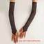 Găng tay nữ dài 50cm YRBWD, chống nắng co giãn, kiểu móc ngón tay, cosplay/cô dâu, thời trang retro