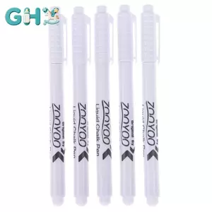 GHX 3 Chiếc Bút Phấn Lỏng Màu Trắng Mới Bút Đánh Dấu Bảng Phấn Bút Xóa VN