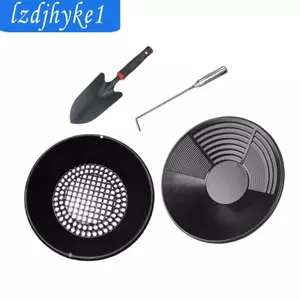 Bộ dụng cụ Panning vàng với công cụ thu thập chảo thăm dò cho bãi biển