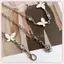 Dây thắt lưng nữ JRP Simplicity Butterfly dạng xích mỏng, sang trọng, màu trơn, phù hợp váy đầm, trang trí fringe