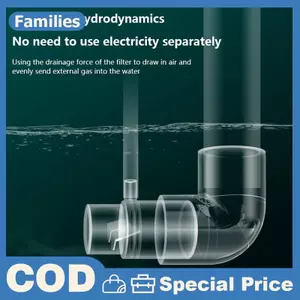 Acrylic Bể Cá Trong Suốt Bể Cá Máy Bơm Nước Lọc Thoát Nước Vòi Phun Tăng Oxy Không Khí Bể Cá Phụ Kiện