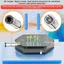 NOTE1 DT550 Đồng Hồ Đo Nguồn DC, Kích Thước Mini Nhỏ Gọn Chip Độ Chính Xác Cao Vôn Kế Kỹ Thuật Số, DC5.5 * 2.5 Cổng Thùng ABS DC Máy Phát Hiện Dòng Điện DC Kiểm Tra Bộ Chuyển Đổi Nguồn DC