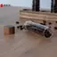 Hộp đựng hạt cà phê Ống thủy tinh có dụng cụ gỗ Ống đóng chai Bảo quản ngũ cốc Hộp kín bằng gỗ Dụng cụ Barista Quà tặng VN