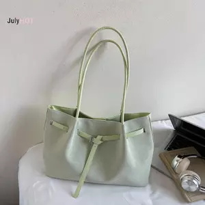 JULYHOT Thời Trang Túi Tote Dung Tích Lớn Túi Xách Nữ Di Động Du Lịch Đi Làm Túi Đeo Vai Da PU Mềm Màu Nguyên Chất Túi Nách Massivedeals