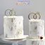 TMOY Nhẫn Kim Cương Acrylic Trang Trí Bánh Cưới Nướng Tiệc Quà Tặng Món Tráng Miệng Phụ Kiện TMOY