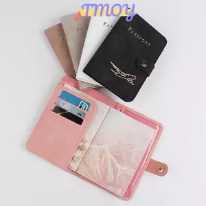 TMOY Chống Thấm Nước Hộ Chiếu Có Bao Du Lịch Da PU Thẻ Tín Dụng Ví Dễ Thương Hộ Chiếu Sách Dành Cho Nữ / Nam Bao Hộ Chiếu TMOY