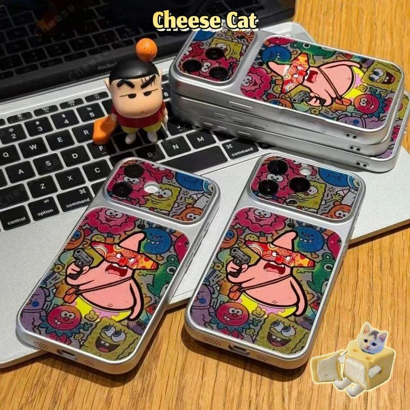 Ốp điện thoại iPhone thời trang bạo lực sao biển cho iPhone 15 13 12 11 14 Plus 16 17 Pro Max XR Xs Max Da bảo vệ