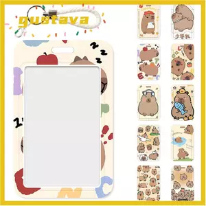 Vỏ lưu trữ thẻ GUSTAVA, Hộp đựng thẻ đa chức năng Capybara, Hộp đựng thẻ tín dụng ID bằng nhựa hoạt hình Văn phòng trường học