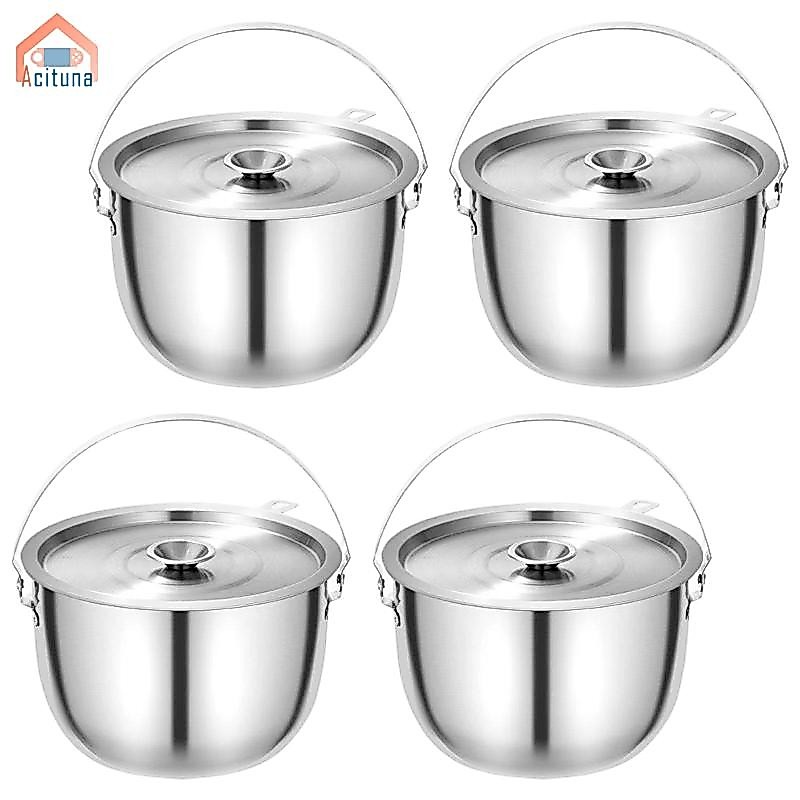 Acutuna Thép Không Gỉ Dầu Mỡ Hộp Đựng Mỡ Phụ Kiện Nhà Bếp Tiết Kiệm Mỡ Cho Nhà Bếp Nhà Hàng Đảng Phòng Ăn
