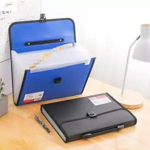 Bộ sắp xếp tài liệu ZENZON 13 túi A4 Cặp tóm tắt Accordion Thư mục giấy cầm tay