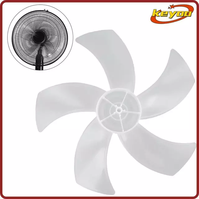 [KEYOO] Lưỡi quạt, Quạt năm cánh bằng nhựa có tiếng ồn chậm, Quạt sàn lá gió lớn cho quạt bệt Quạt bàn Quạt treo tường