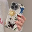 Punk Cool Angel Sun Cover Cho VIVO V70 FE V60 V50 Lite Y03 Y04 Y29S Y29 Y39 V29 Y36 Y17S Y19S V30E Y20 Y21 Y33S Y21S Y17 Ốp Lưng Laser Bạc Kết Cấu Lông Vũ Cứng