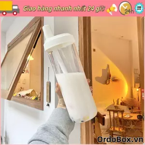 Cốc Rơm ORDOBOX Chống Rơi Học Sinh Straigh Uống Nước Di Động Dung Tích Lớn