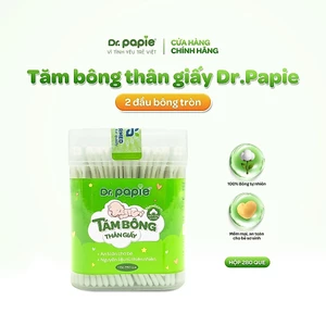 Tăm bông thân giấy Dr.Papie