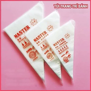 Túi Bắt Kem Nilong 3 Kích Cỡ Túi Trang Trí Bánh Kem Cookie Bộ Dụng Cụ Làm Bánh 100 Cái SUNND
