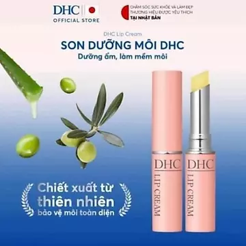Son Dưỡng Môi DHC Lip Cream Giúp Dưỡng Ẩm Và Làm Mềm Môi 1.5g